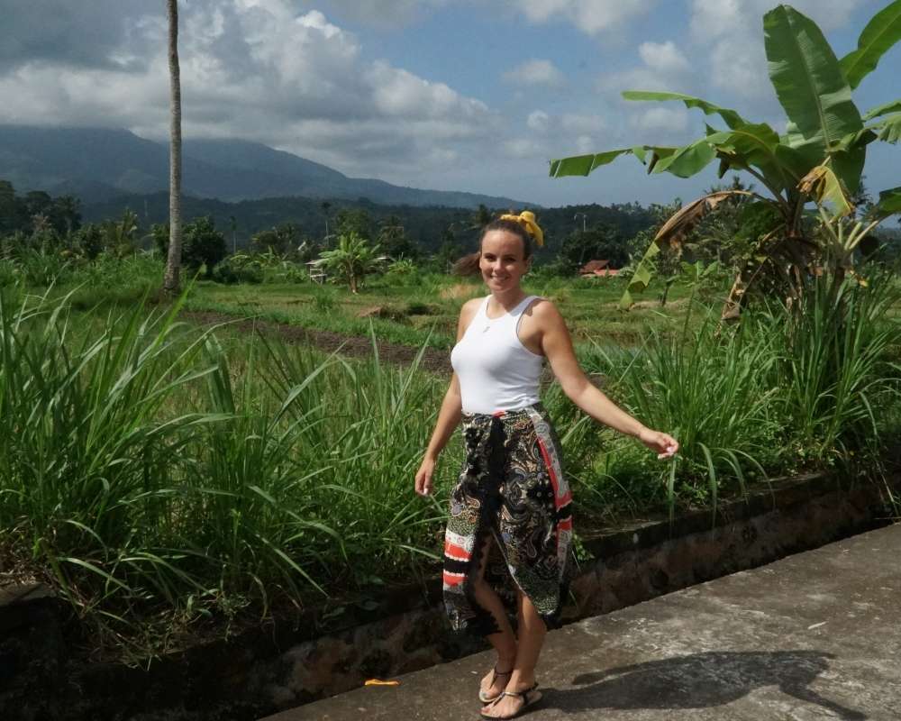 Rice field trekking in Sidemen
