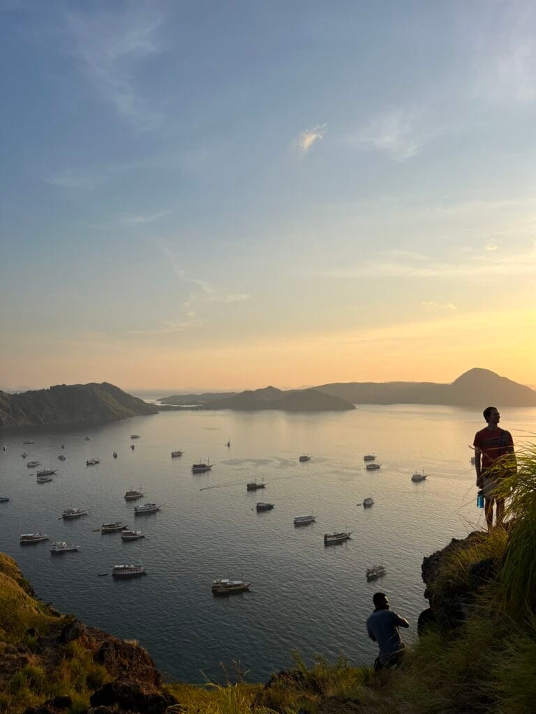 Sunrise in padar island